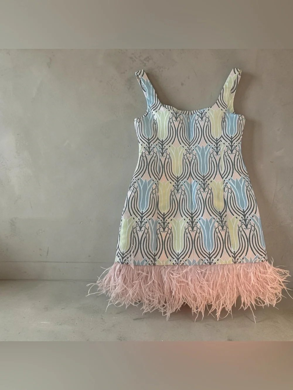 Carlie Mini Dress Lana Blush - Size 8 - Picture 3 of 4